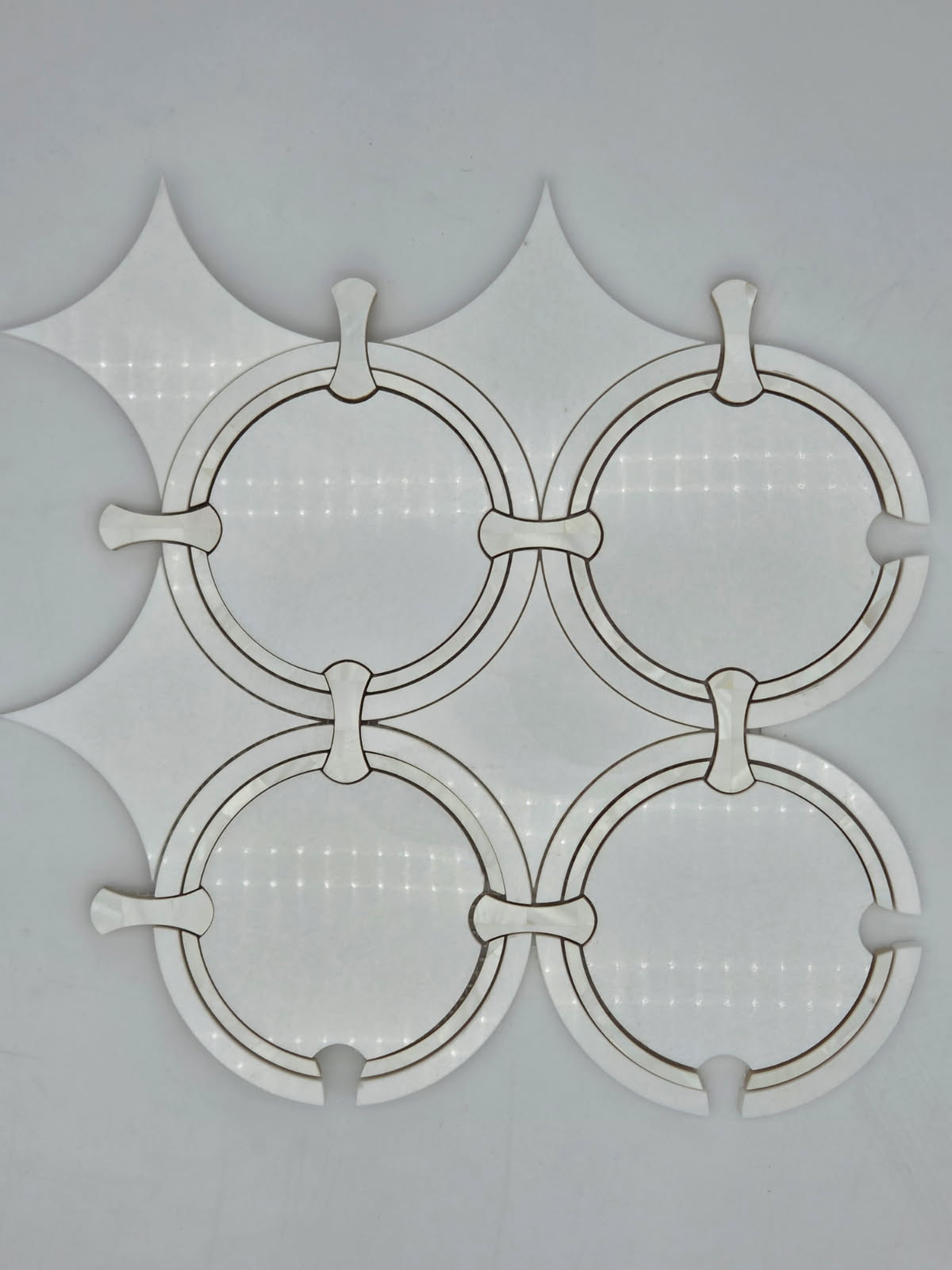 Industry Tile Natural Stone Waterjet Mosaic ( 5 pc per case) 2562